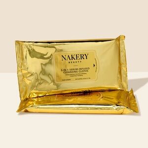 Nakery Beauty 5-in-1 Cleansing Cloths
Buy one and get one extra free New/sealed